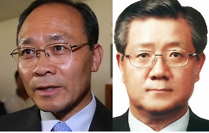 새누리당 성완종 의원(좌)/경남기업 김호영 사장(우)